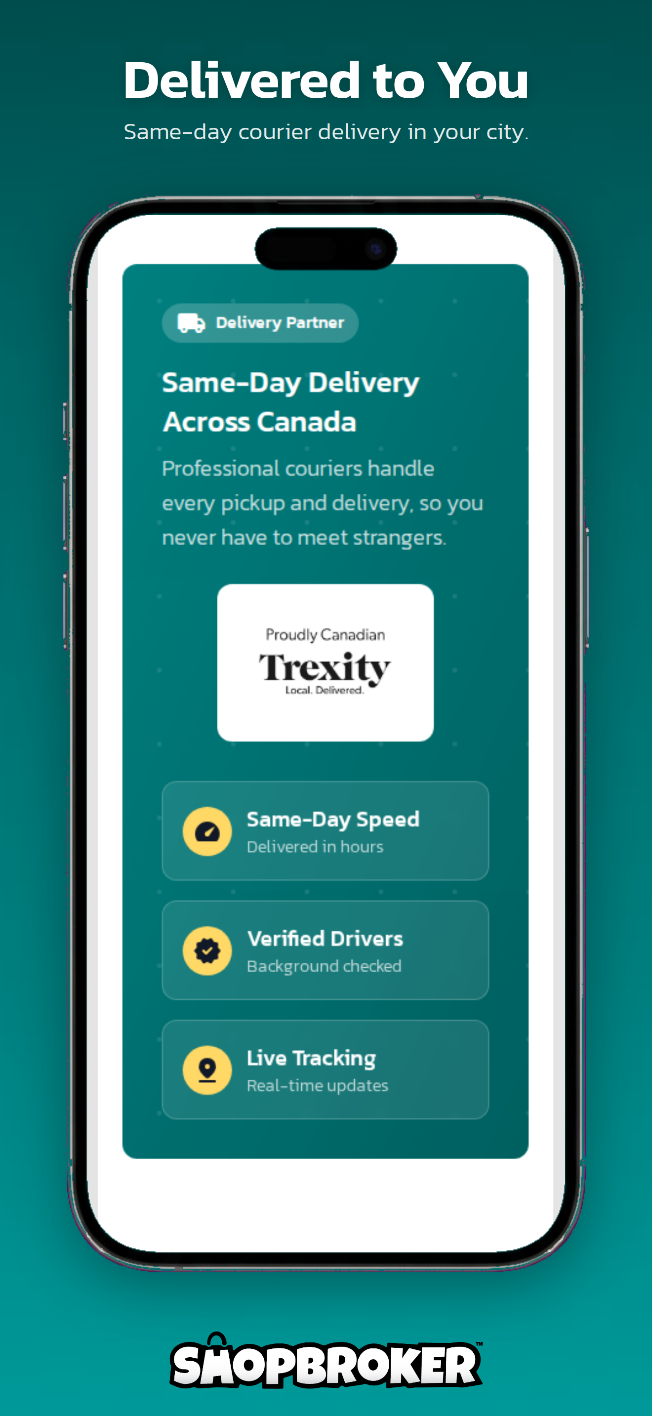 Same-day courier delivery across Toronto & the GTA.