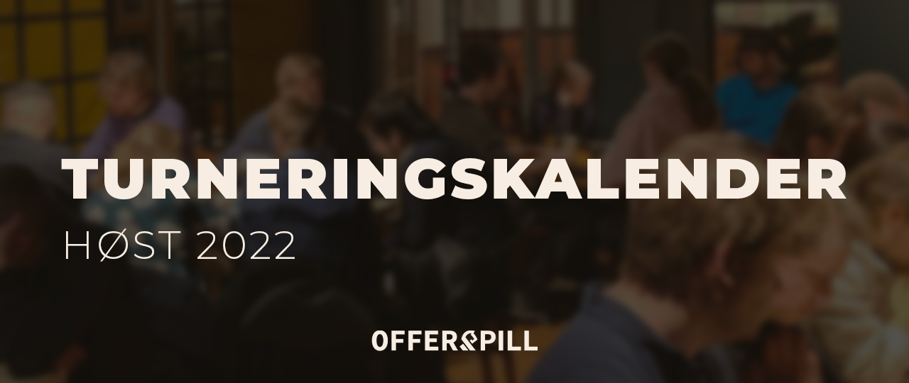 Turneringskalender for høsten