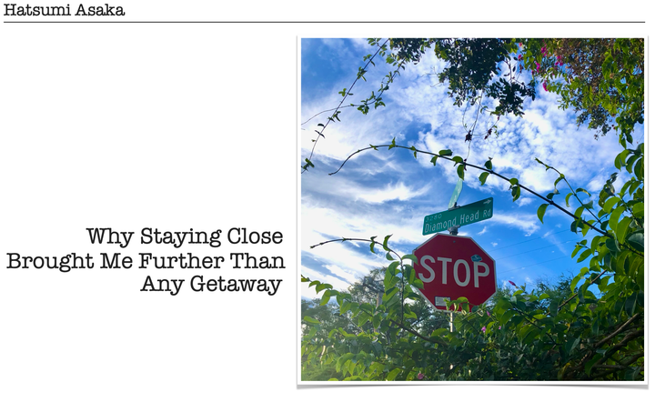 Not All Vacations Need a Beach