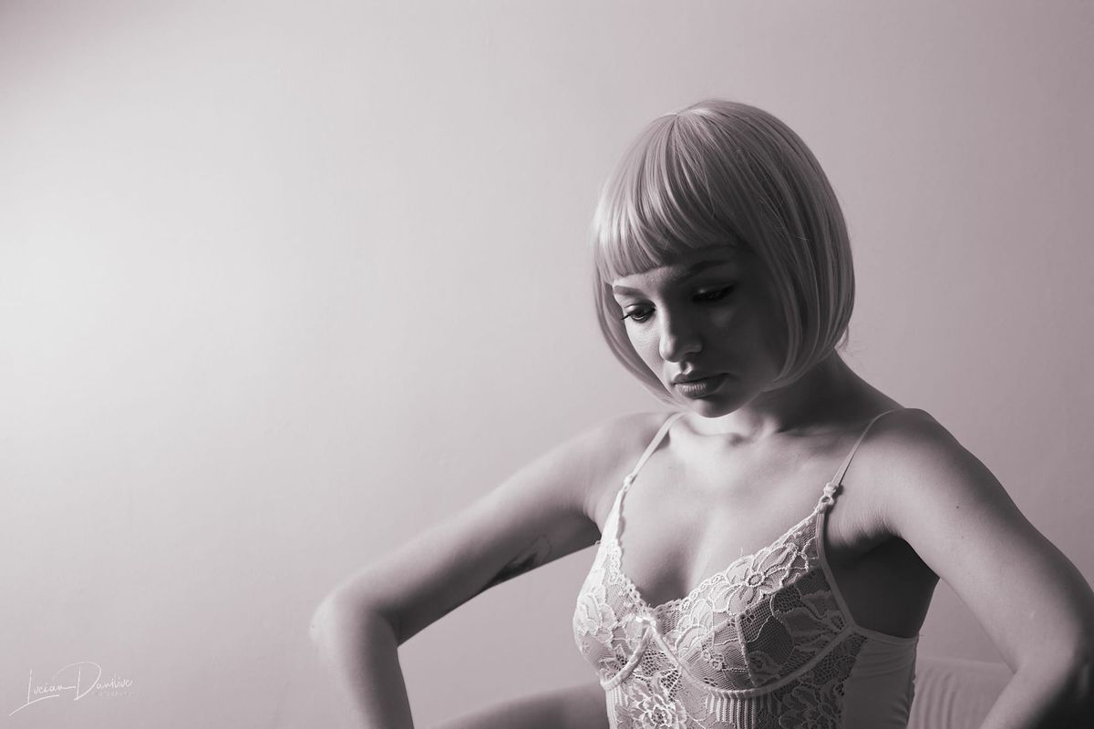 Blonde emotions in Sighisoara