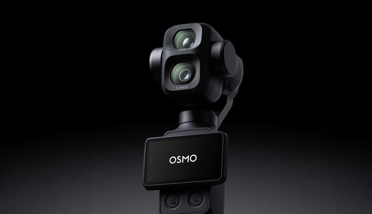 DJI Osmo Pocket 4P dual-lens gimbal camera official press image