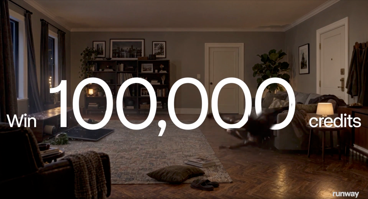 Runway Launches a Weekly AI Video Challenge With 175,000 Credits in Prizes