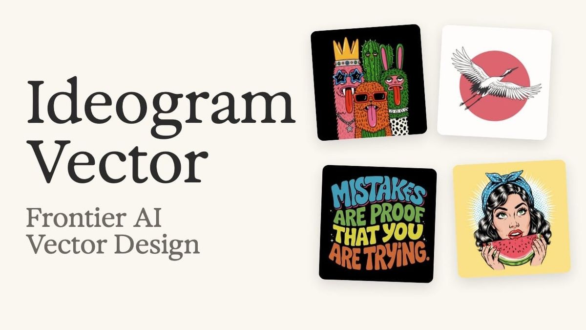 Ideogram’s New Vector Model Could Speed Up Title Cards, Lower Thirds, and Motion Graphics