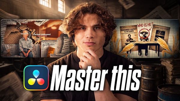 How to Build 3D Cinematic Parallax Animation, Entirely Inside DaVinci Resolve's Fusion Page