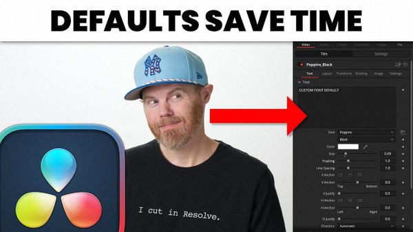 DaVinci Resolve Keeps Defaulting Your Titles to the Same Font. Here's the Fix.