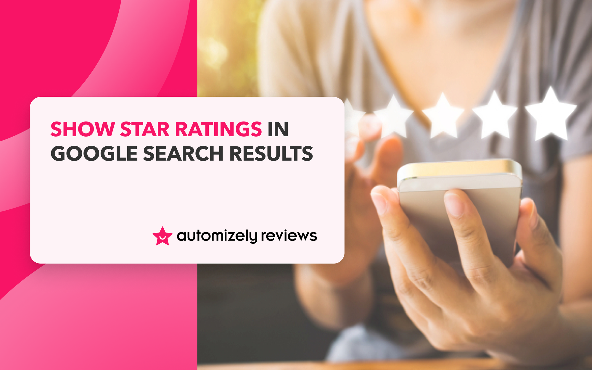 Display product reviews in Google search results for better conversions