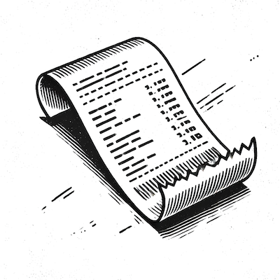 On GenAI and Mislabeled Receipts