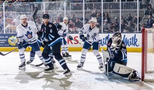 The Marlies split their weekend series against the Moose