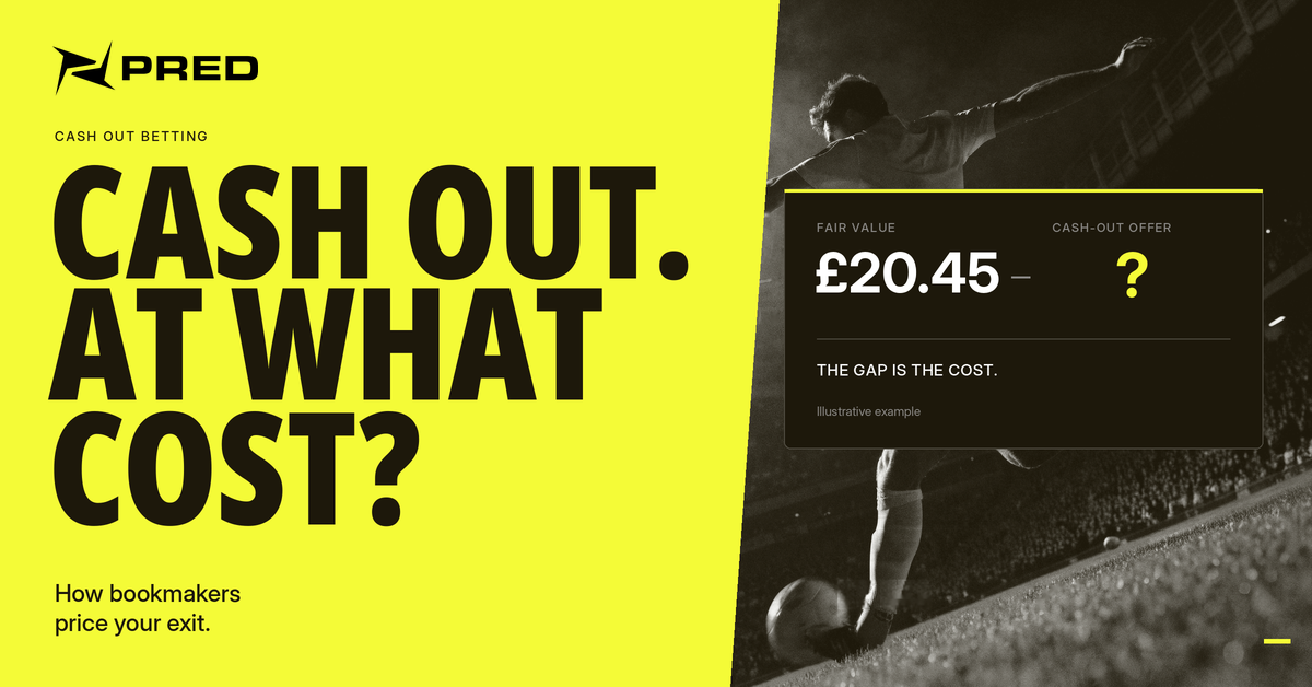 Cash out betting: how bookmakers price the offer, and what it costs you