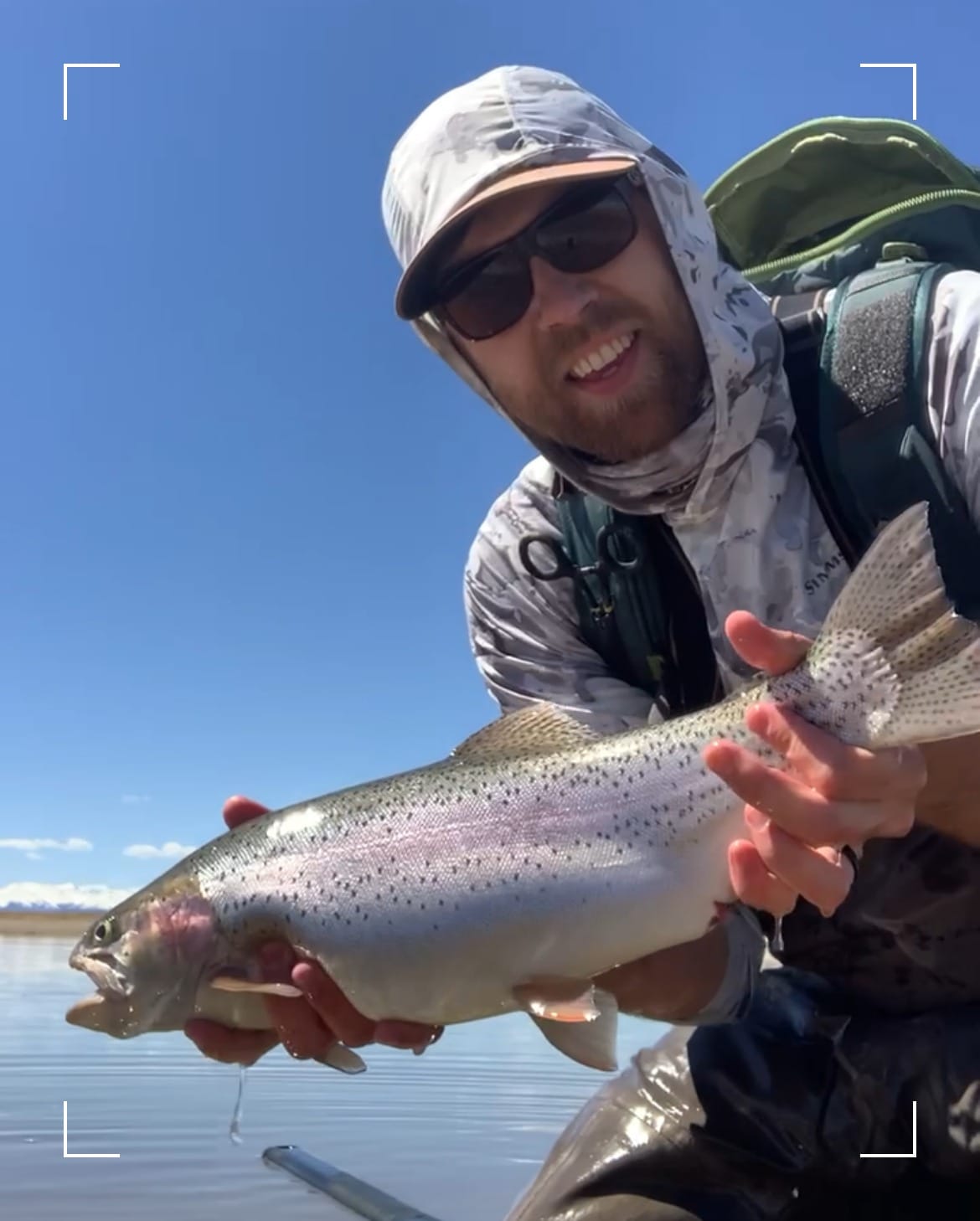 Fly fishing Spinney Mountain Reservoir, Colorado