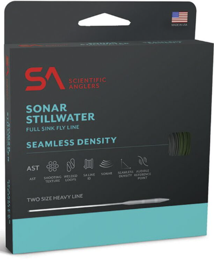 Scientific Anglers Sonar Stillwater Parabolic Sinking Fly Fishing Line for Stillwaters, Reservoir, Warmwater, Trout, Bass, Pike