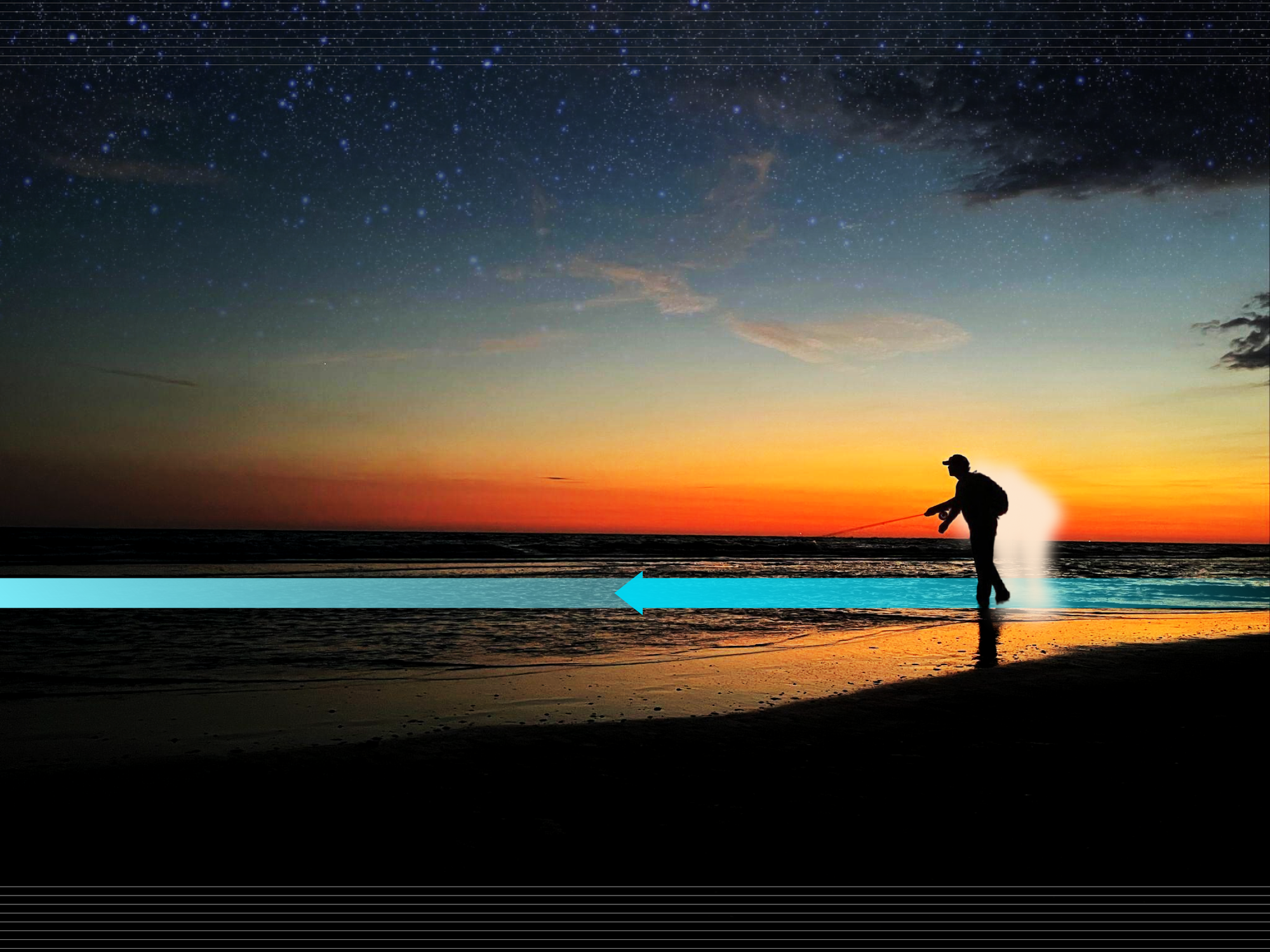 Florida: fly fishing the beach at sunset for snook