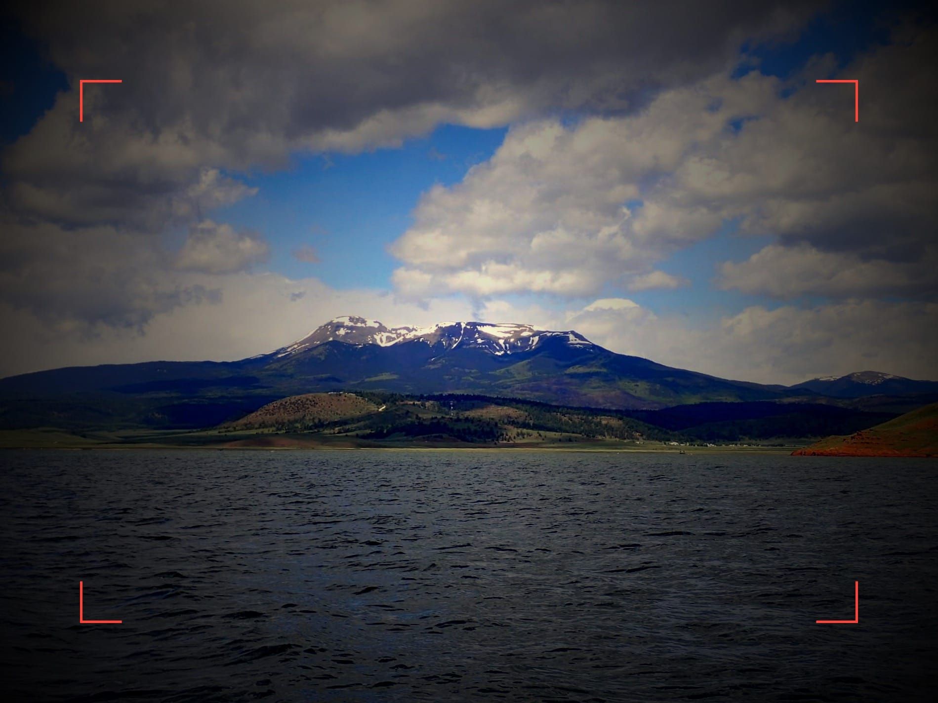 Fly fishing at Antero Reservoi