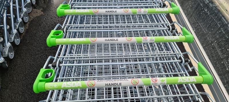 Asda introduces trolley handles and in-store surfaces with antimicrobial coating