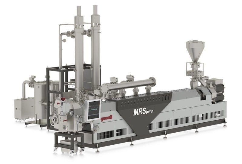 PET recycling: Decontamination and IV control in one step