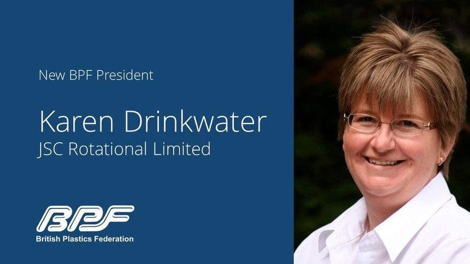 Karen Drinkwater Elected as New President of the British Plastics Federation