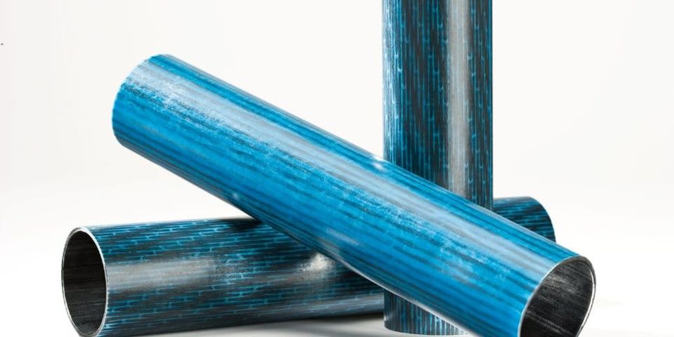 Achieving high hoop strength for composite profiles using pull winding