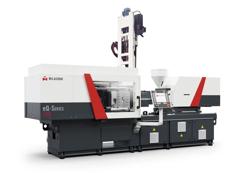 Milacron launches its all-electric injection moulding machine: the eQ180