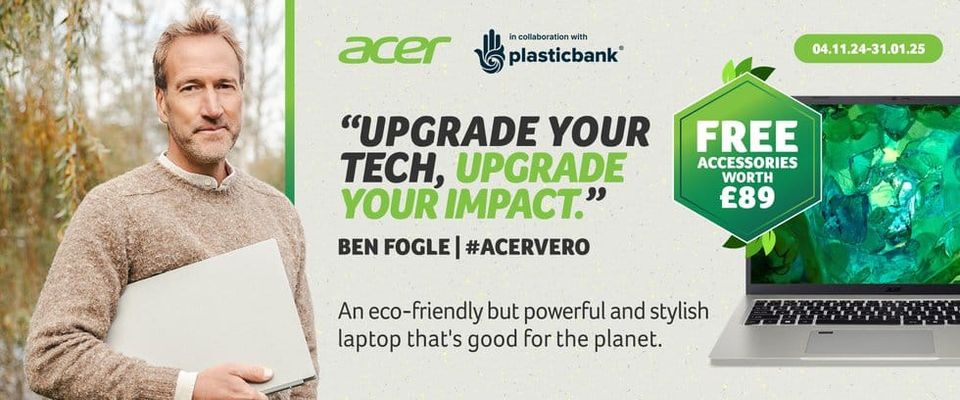 Acer UK tackles plastic waste with Aspire Vero