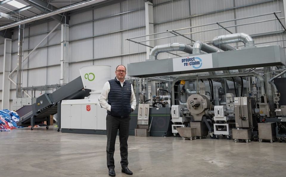 Europe’s first polyester textile recycling system