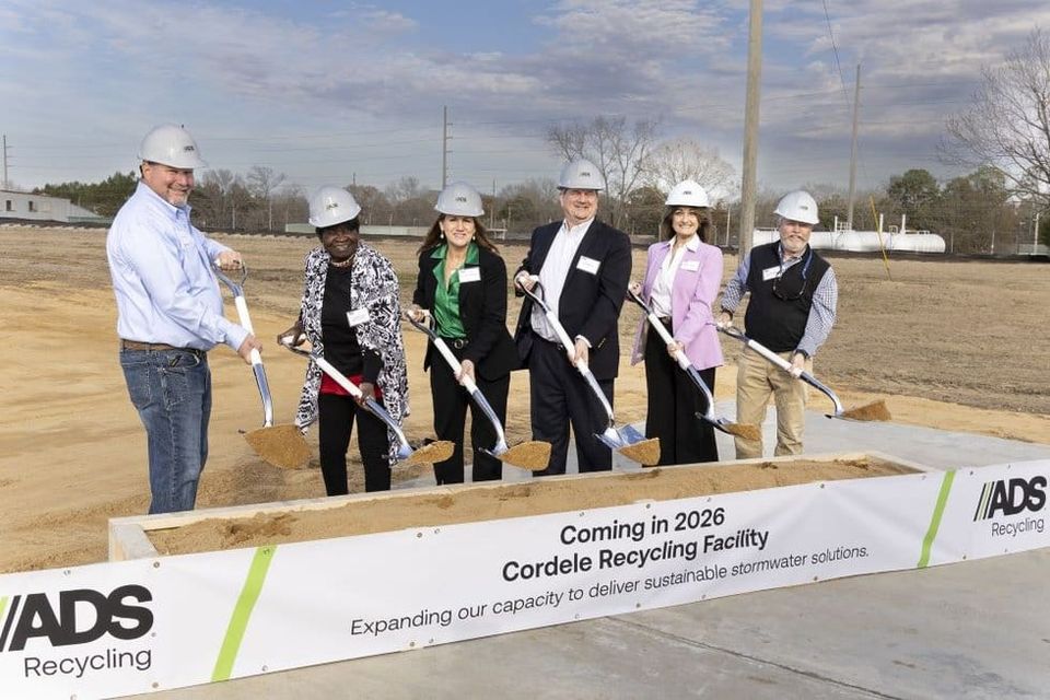 Advanced Drainage Systems expand its Cordele, Georgia, recycling centre