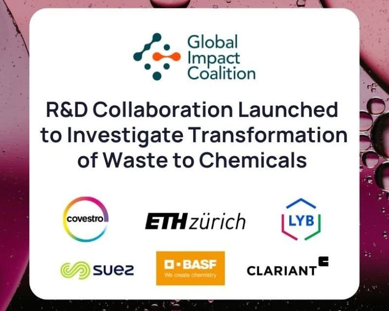 Global Impact Coalition launches research collaboration exploring waste into chemical conversion
