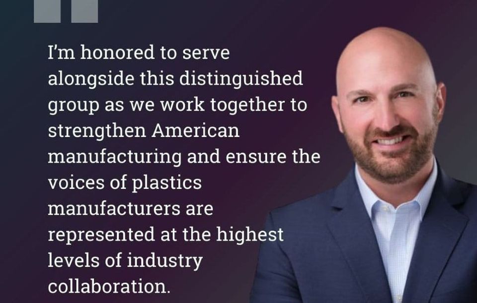 The Plastics Industry Association's CEO Matt Seaholm is appointed to CMA’s Board of Advisers