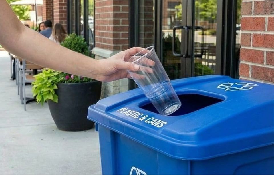Amcor’s polypropylene cups are recognised as widely recyclable