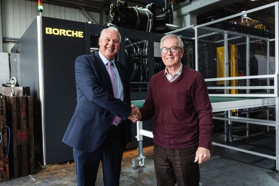 Glendenning Plastics announces its Borche BU1800-V two-platen machine is in full production