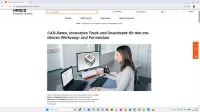 HASCO simplifies designers’ work with revised CAD page