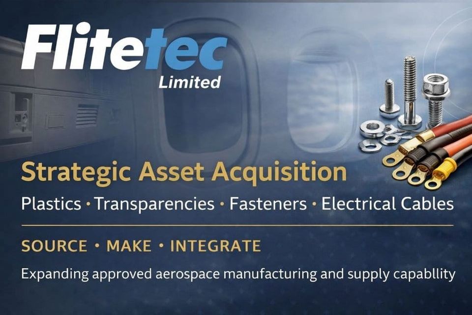 Flitetec Limited acquires most of Aeropair Limited’s assets