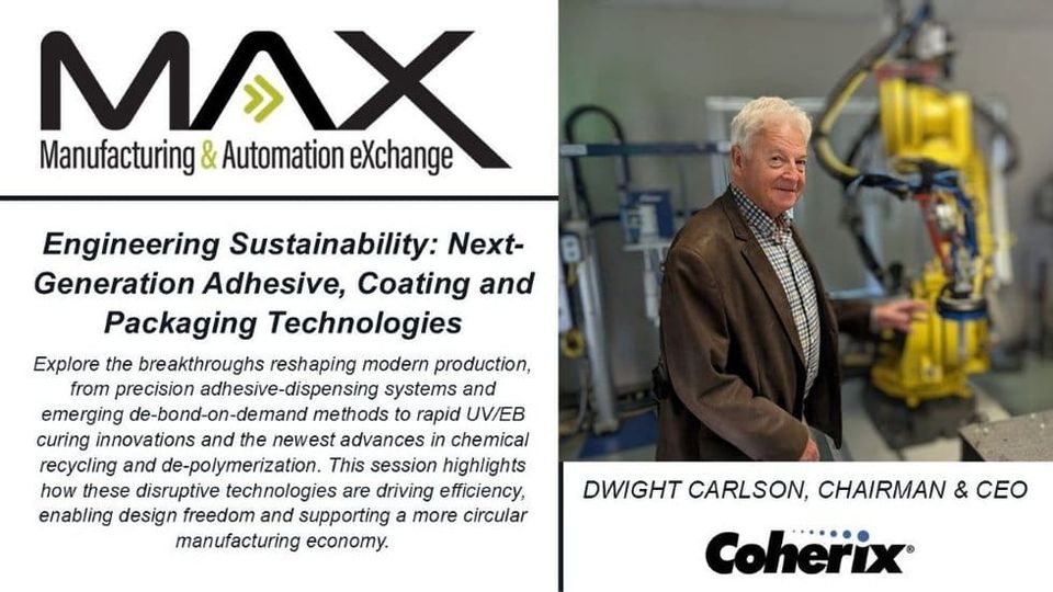 Coherix CEO to speak at Manufacturing & Automation eXchange