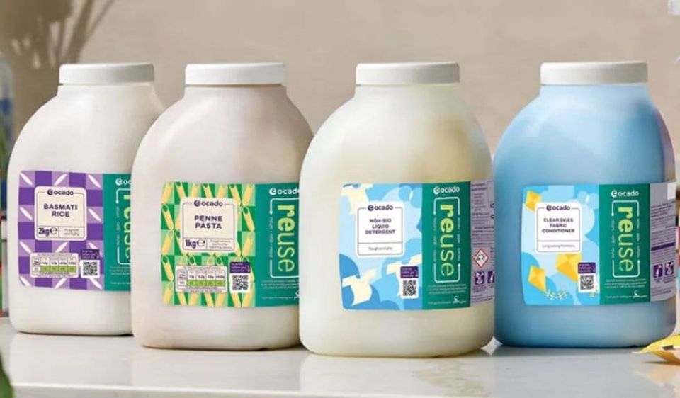 Amcor continues supplying containers for the Refill Coalition’s work with Ocado Retail