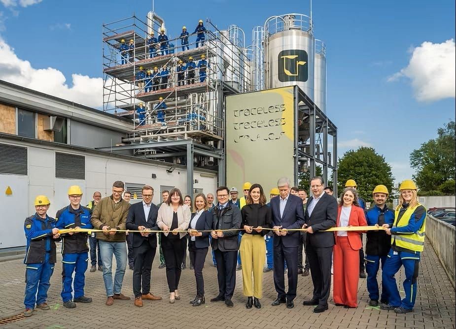 traceless opens its first large-scale production facility for nature-based materials