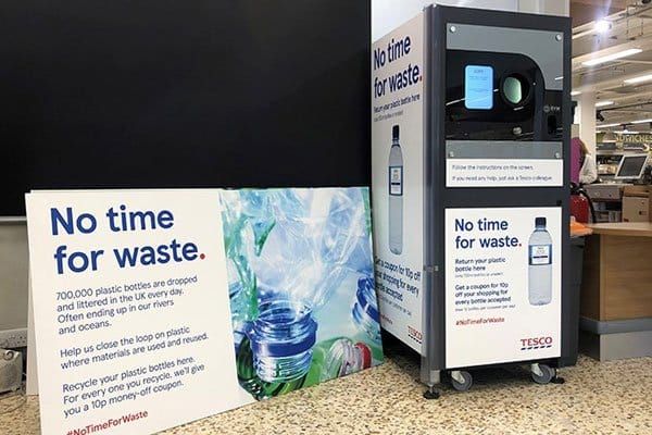 Tesco launches in-store bottle return scheme