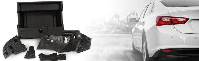 Comparing Traditional Materials to Lightweight Automotive EPP Components to Reduce CO2 Emissions