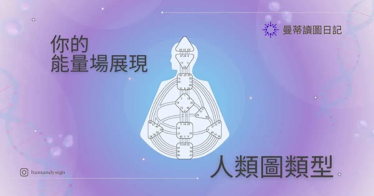 人類圖四大類型是什麼？能量場、人生策略與特質解析｜曼蒂人類圖