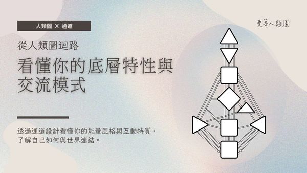 人類圖通道與迴路：從人類圖迴路看出你的底層特性與交流模式｜曼蒂人類圖