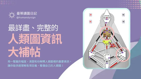 人類圖怎麼看？完整的人類圖解讀與分析指南，從入門到看懂全部元素！｜曼蒂人類圖