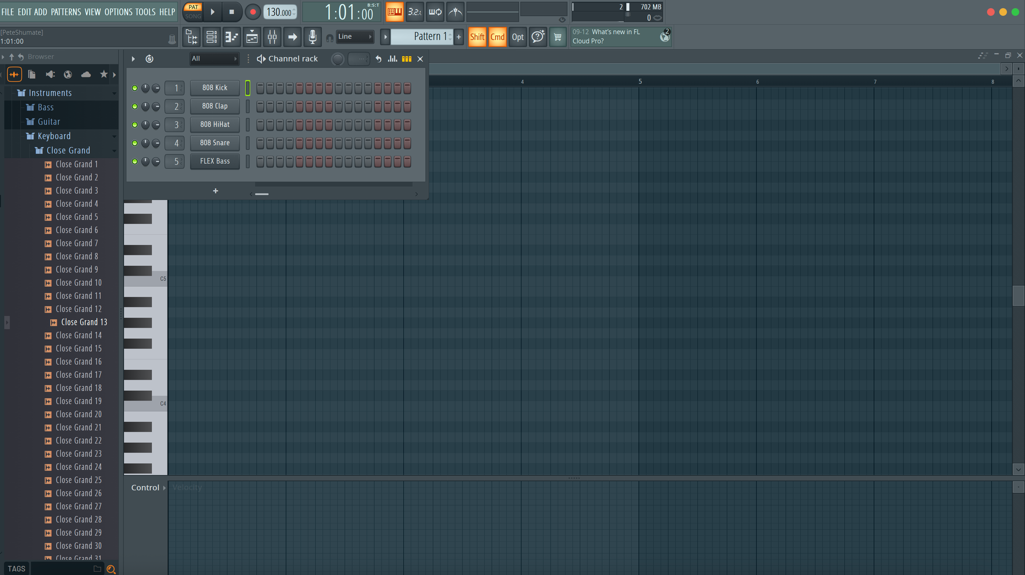 FL Studio Interface.
