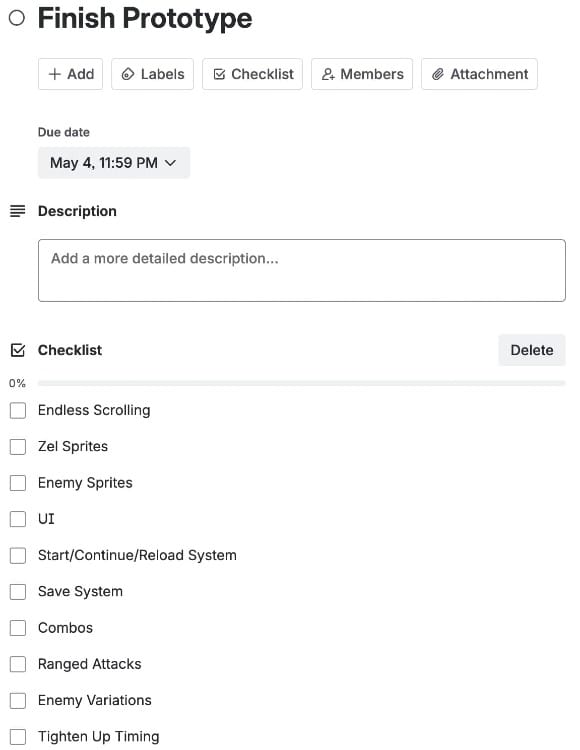 Fine. They're music, bugfixing, and uploading to Steam/itch.io.