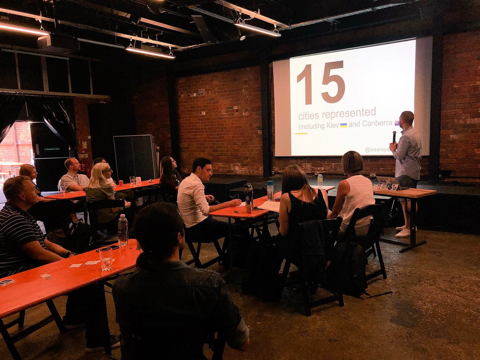 James talking about Yellow Team