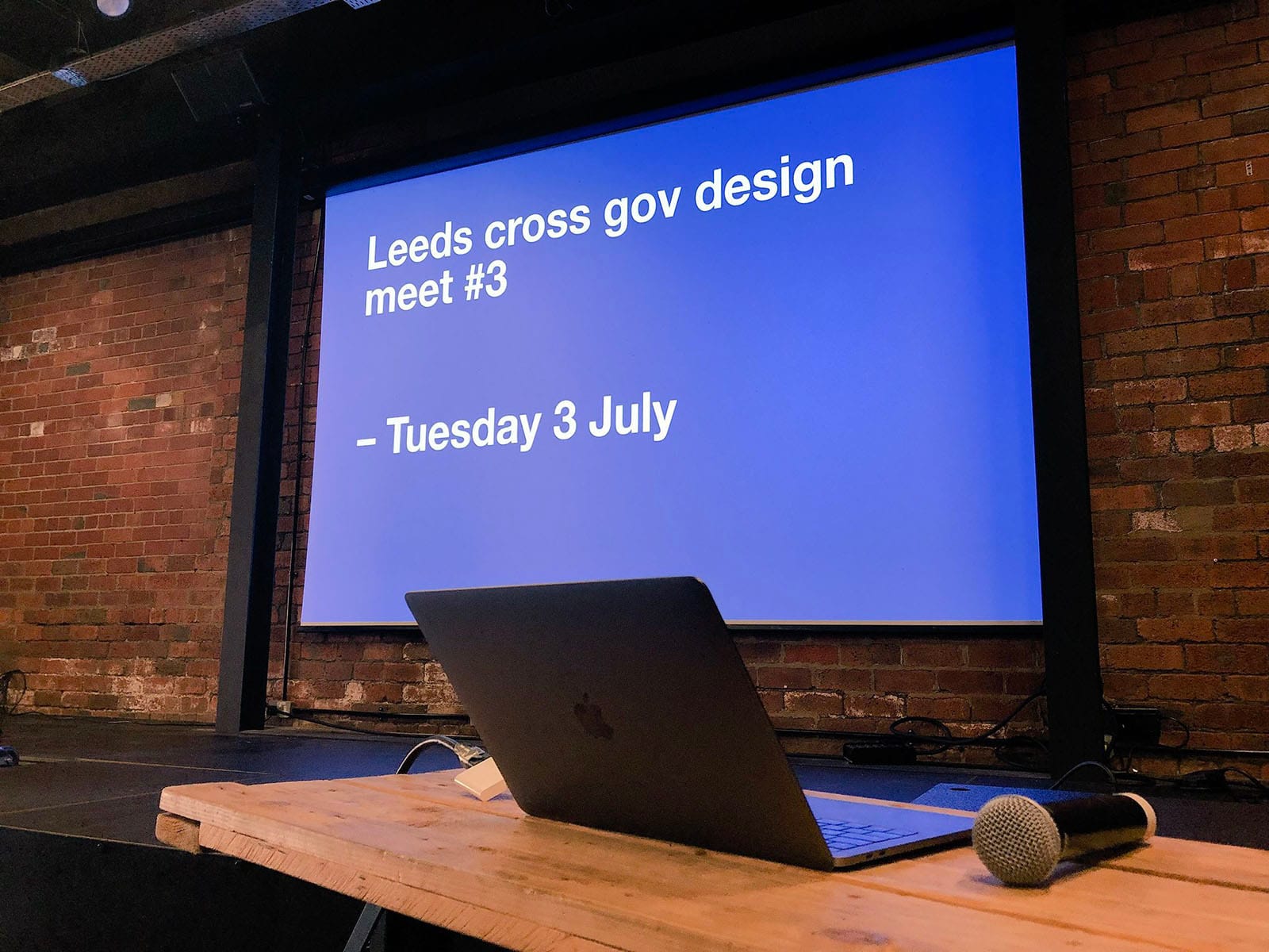 Waiting for the meet to get going