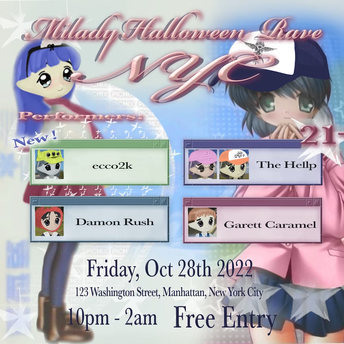 10/2022 NYC: Milady Rave Halloween NYC