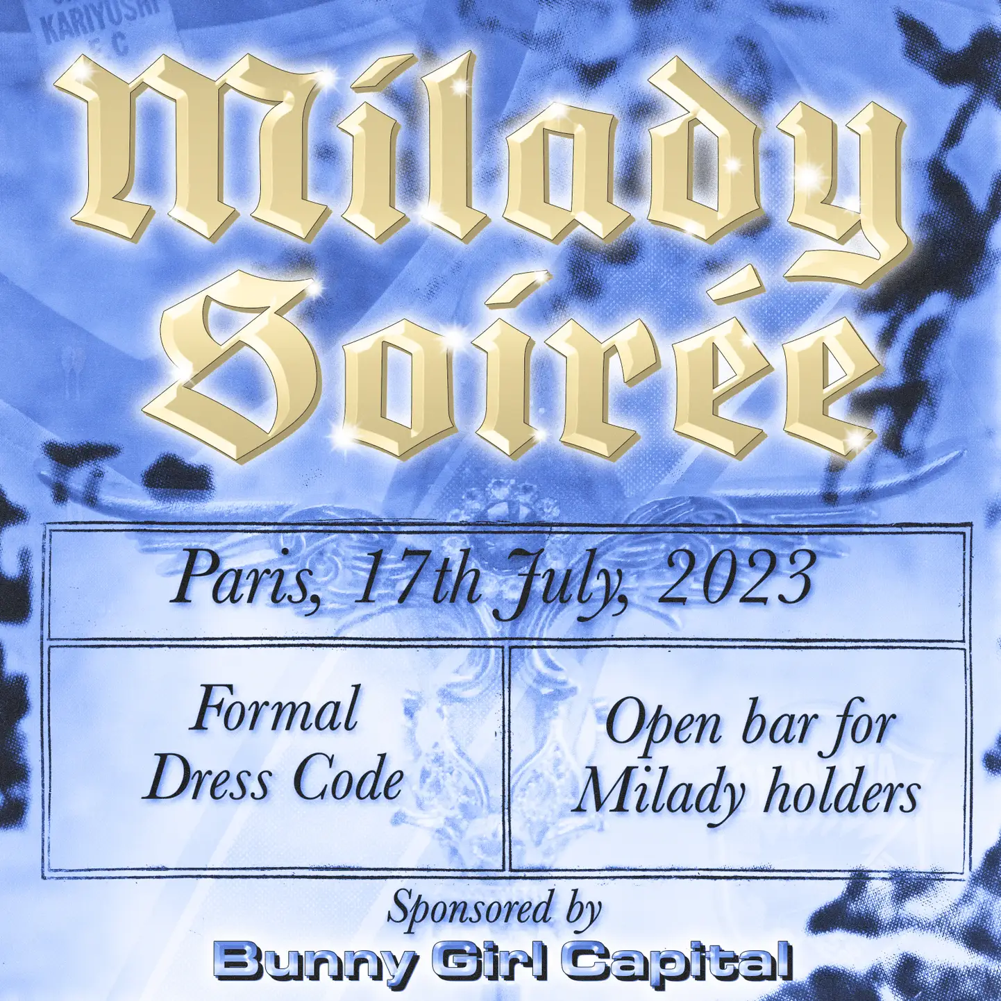 07/2023 Paris: Milady Soiree Paris