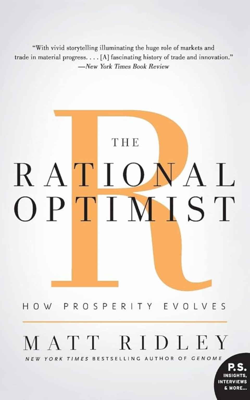 The Rational Optimist