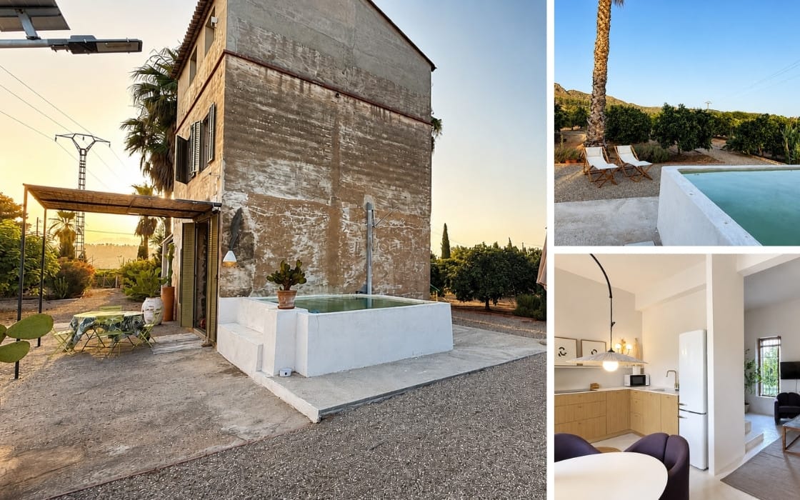 Landhaus mit 1-Hektar-Orangenhain & Pool in Valencia für 255.000€