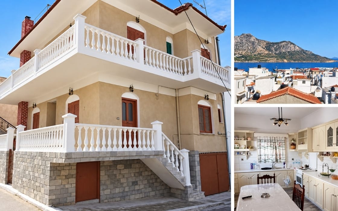 Inselhaus mit Meerblick auf den Fourni-Inseln für 170.000€