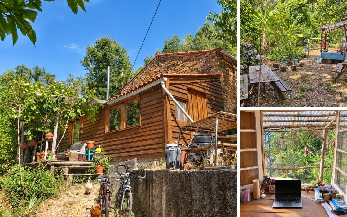 Naturhaus mit 1 Hektar Wald und Garten in Zentralportugal für 99.000€