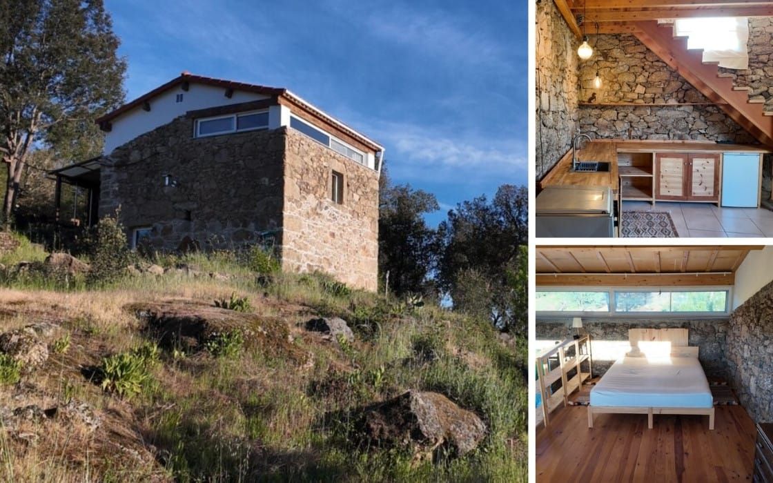 Autarke Quinta mit 1 Hektar Land & Bachlauf bei Castelo Branco für 115.000€